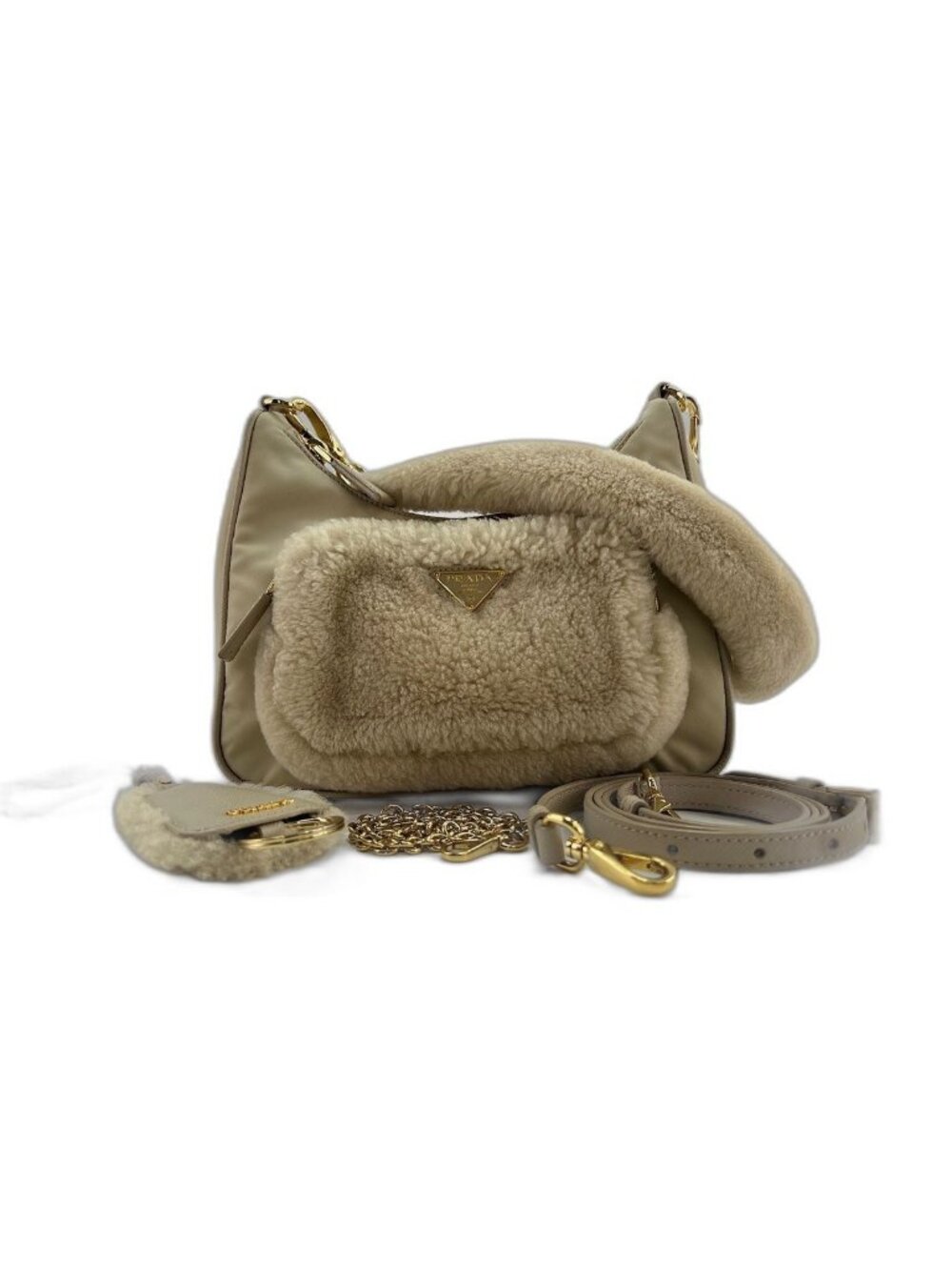 Prada Shoulder Bag Beige